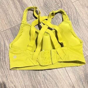 Lululemon Athletica Neon Yellow Sports Bra